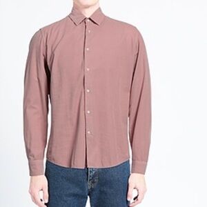 Altea Pink Casual Button Down Shirt Large